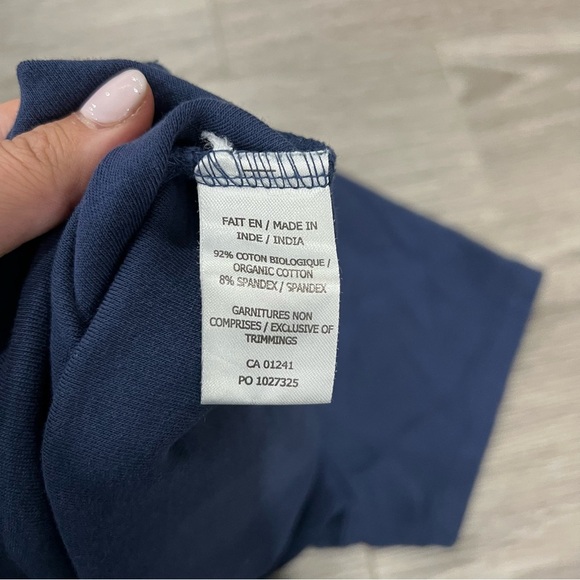 Simons Twik Organic Cotton Navy Blue Short Sleeve T-Shirt XL - Picture 4 of 6